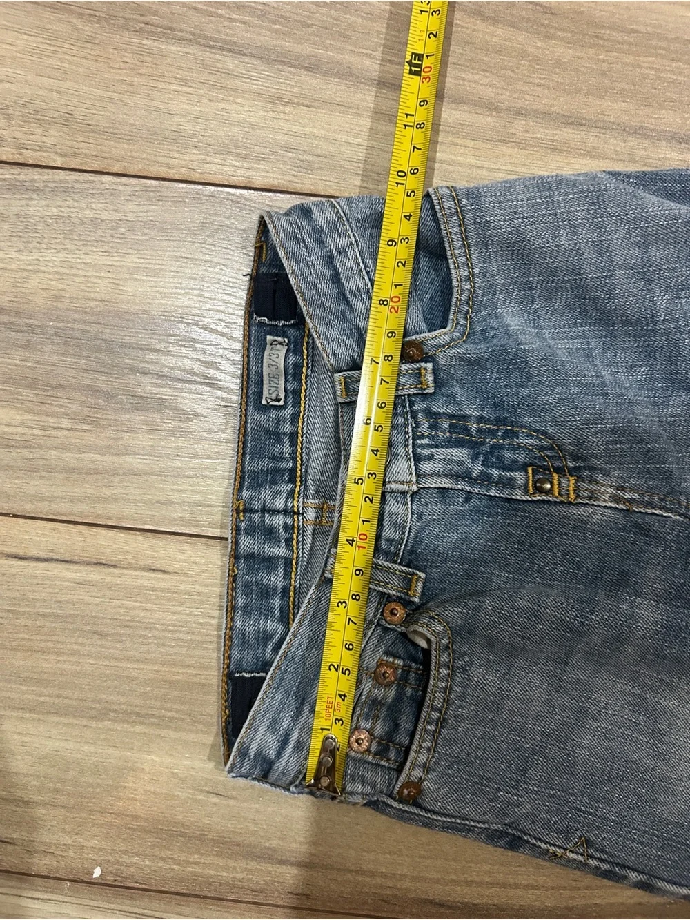 Ralph Lauren Light Blue Distressed Denim Jeans